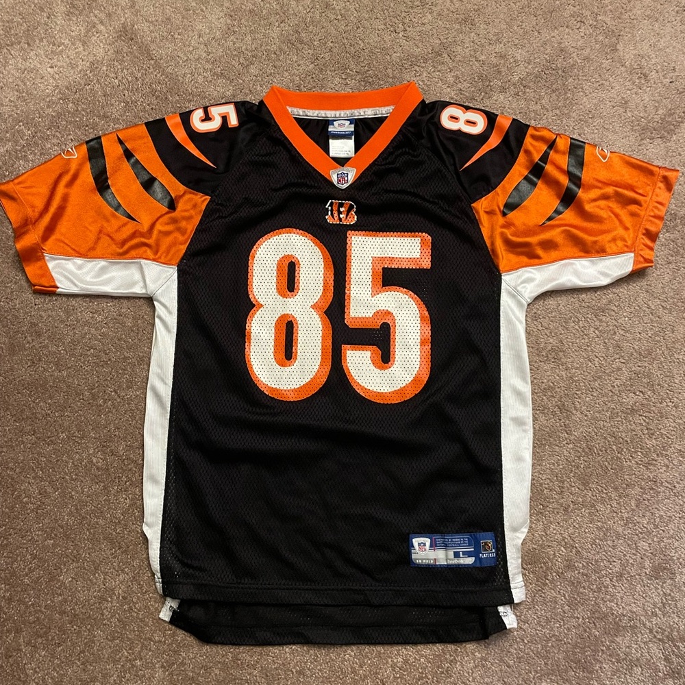 Reebok Youth #85 C. Johnson Cincinnati Bengals Jersey